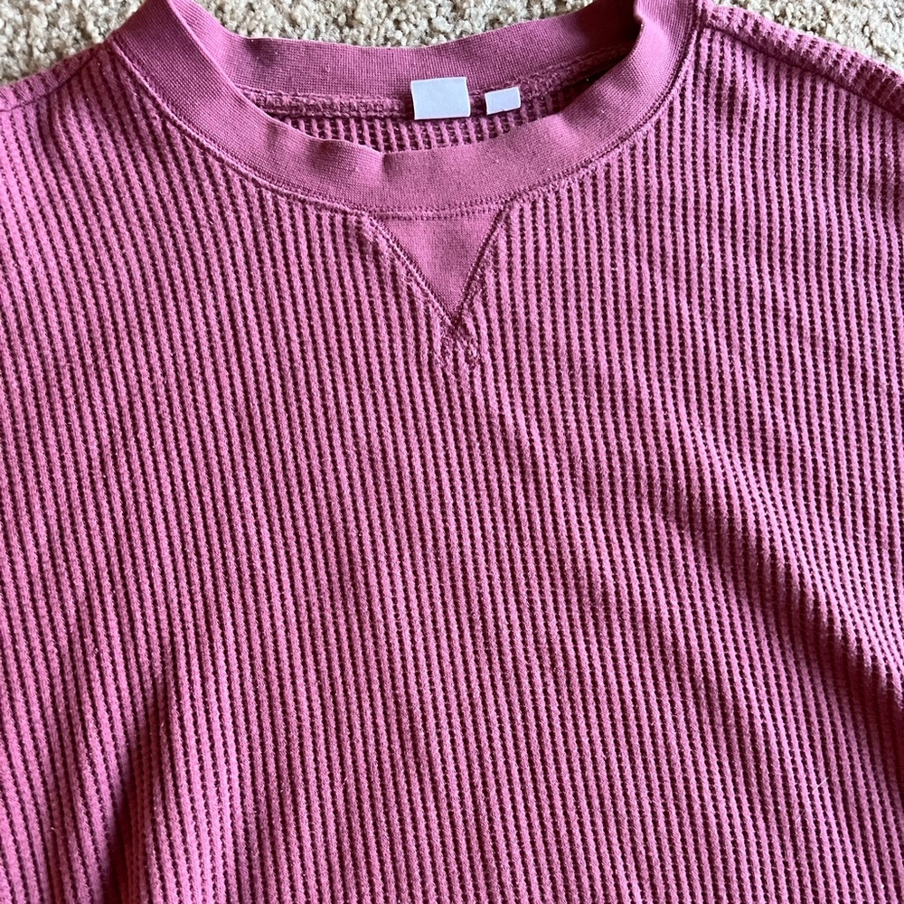 GAP Size 2XL Women’s Waffle Long Sleeve Shirt - Picture 10 of 10